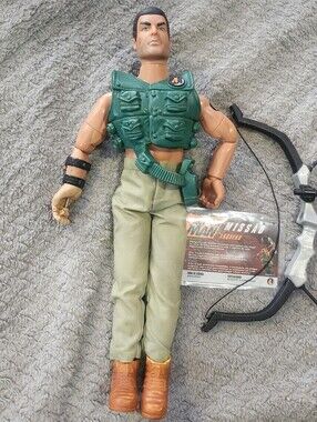 1997 Hasbro Action Man Bowman figure with a real firing bow action.